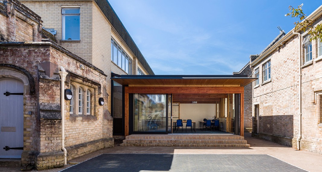 Construction of a school by award-winning builders, Spetisbury Construction