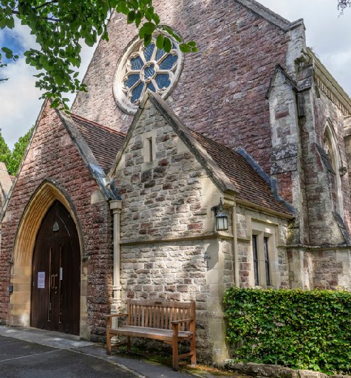 Church building - an example of diverse construction projects