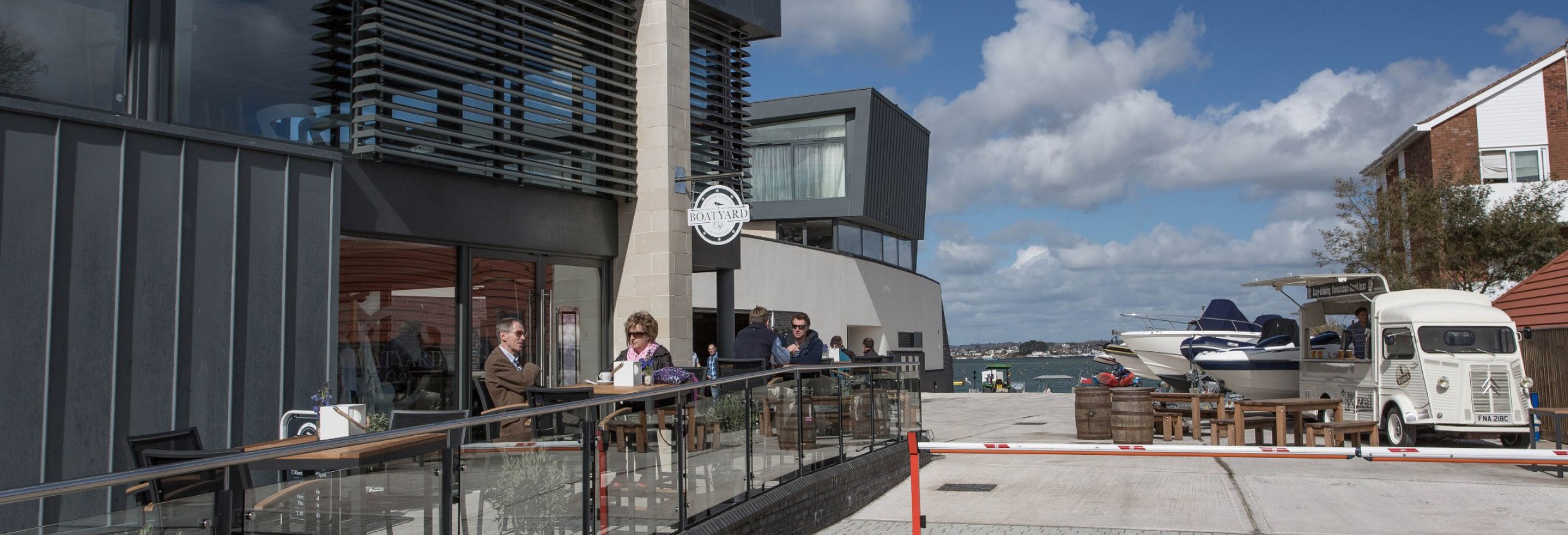 Example of a leisure construction project by Spetisbury Construction: A restaurant in Sandbanks